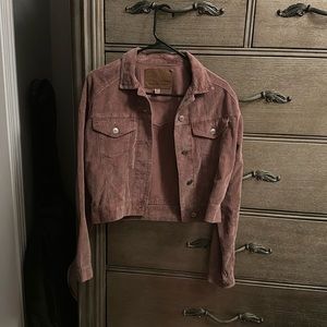 American Eagle pink corduroy jacket